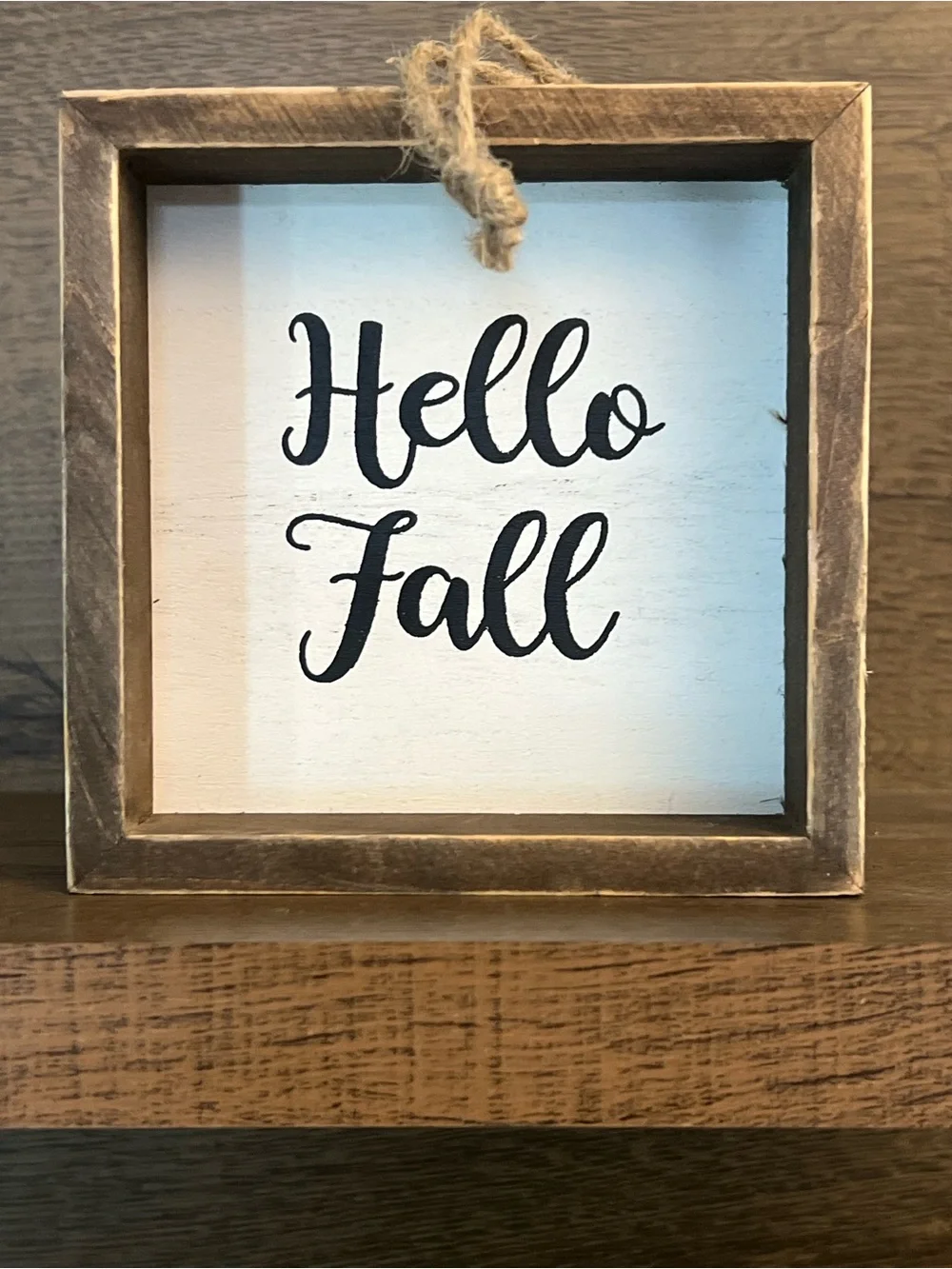 Hobby Lobby rustic framed